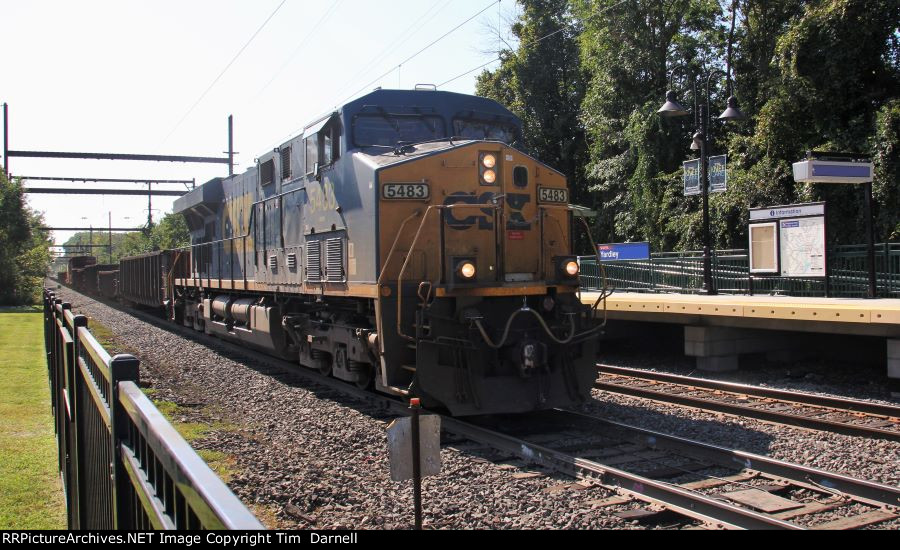 CSX 5483 on W051 work train